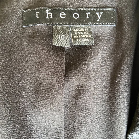 THEORY WOMEN'S BLACK BLAZER SIZE 10 - Picture 4 of 5
